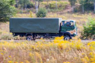 Борт - тент для транспортировки личного состава на базе Hyundai HD 120