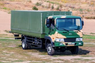 Борт - тент для транспортировки личного состава на базе Hyundai HD 120