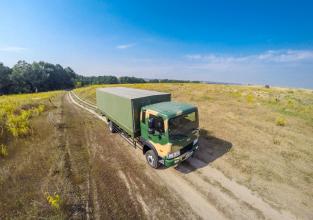 Борт - тент для транспортировки личного состава на базе Hyundai HD 120