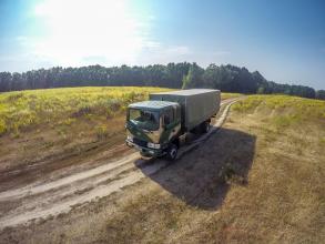 Борт - тент для транспортировки личного состава на базе Hyundai HD 120