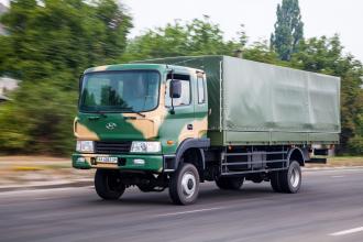 Борт - тент для транспортировки личного состава на базе Hyundai HD 120