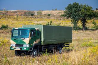 Борт - тент для транспортировки личного состава на базе Hyundai HD 120