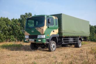 Борт - тент для транспортировки личного состава на базе Hyundai HD 120