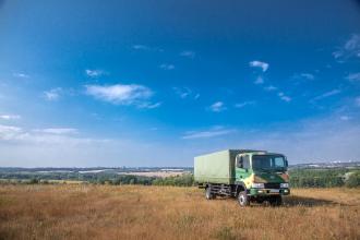 Борт - тент для транспортировки личного состава на базе Hyundai HD 120