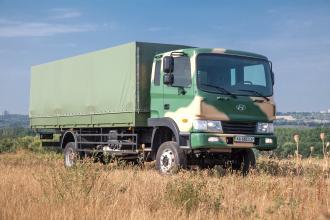 Борт - тент для транспортировки личного состава на базе Hyundai HD 120